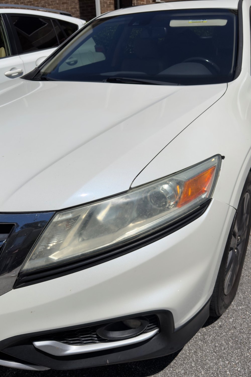 Headlight restoration project 2 before service