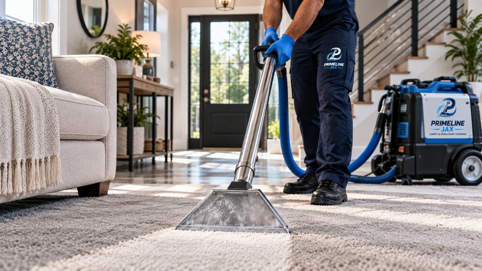 Professional carpet and upholstery cleaning in Jacksonville Florida
