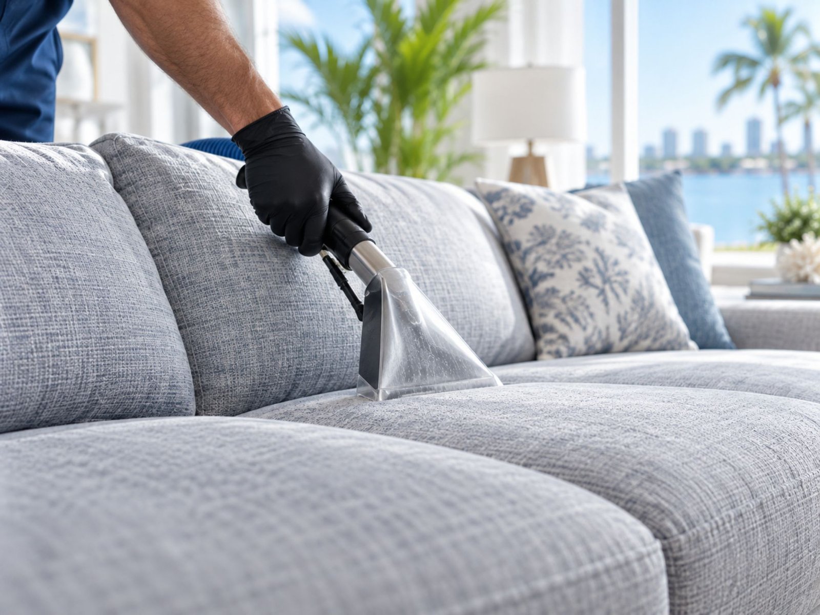 Professional upholstery cleaning in Jacksonville Florida