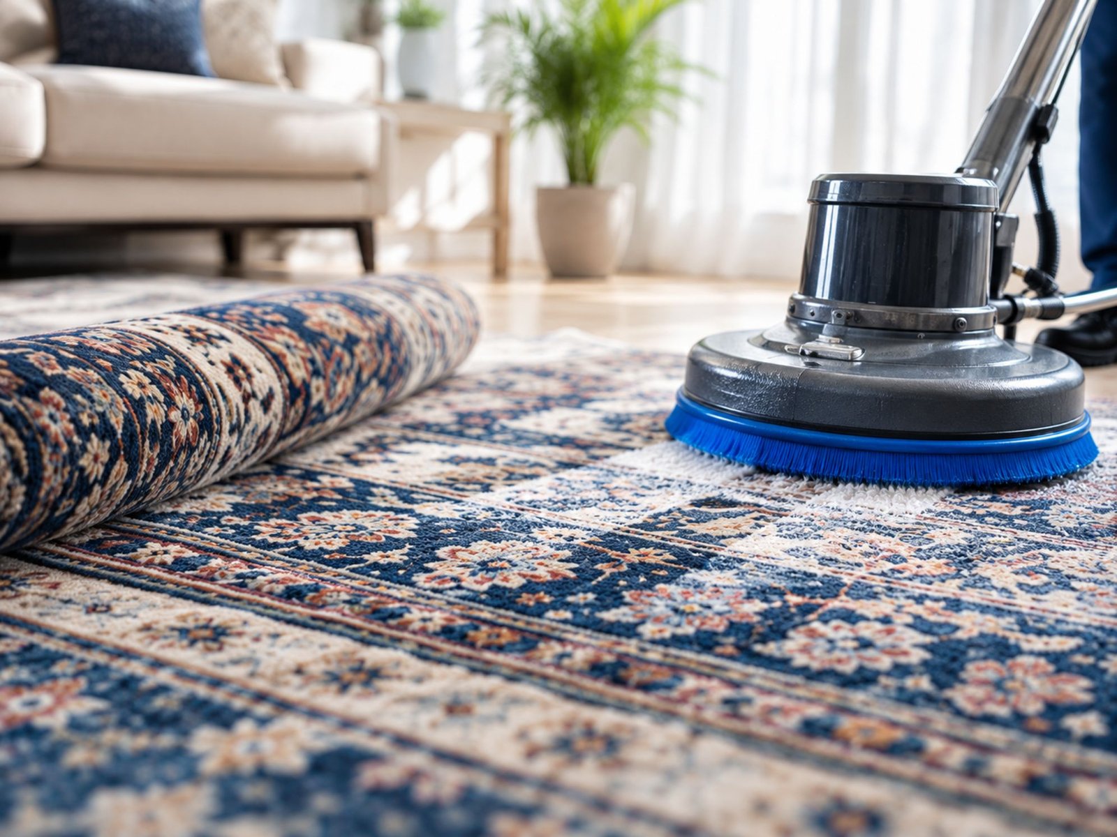 Professional area rug cleaning in Jacksonville Florida