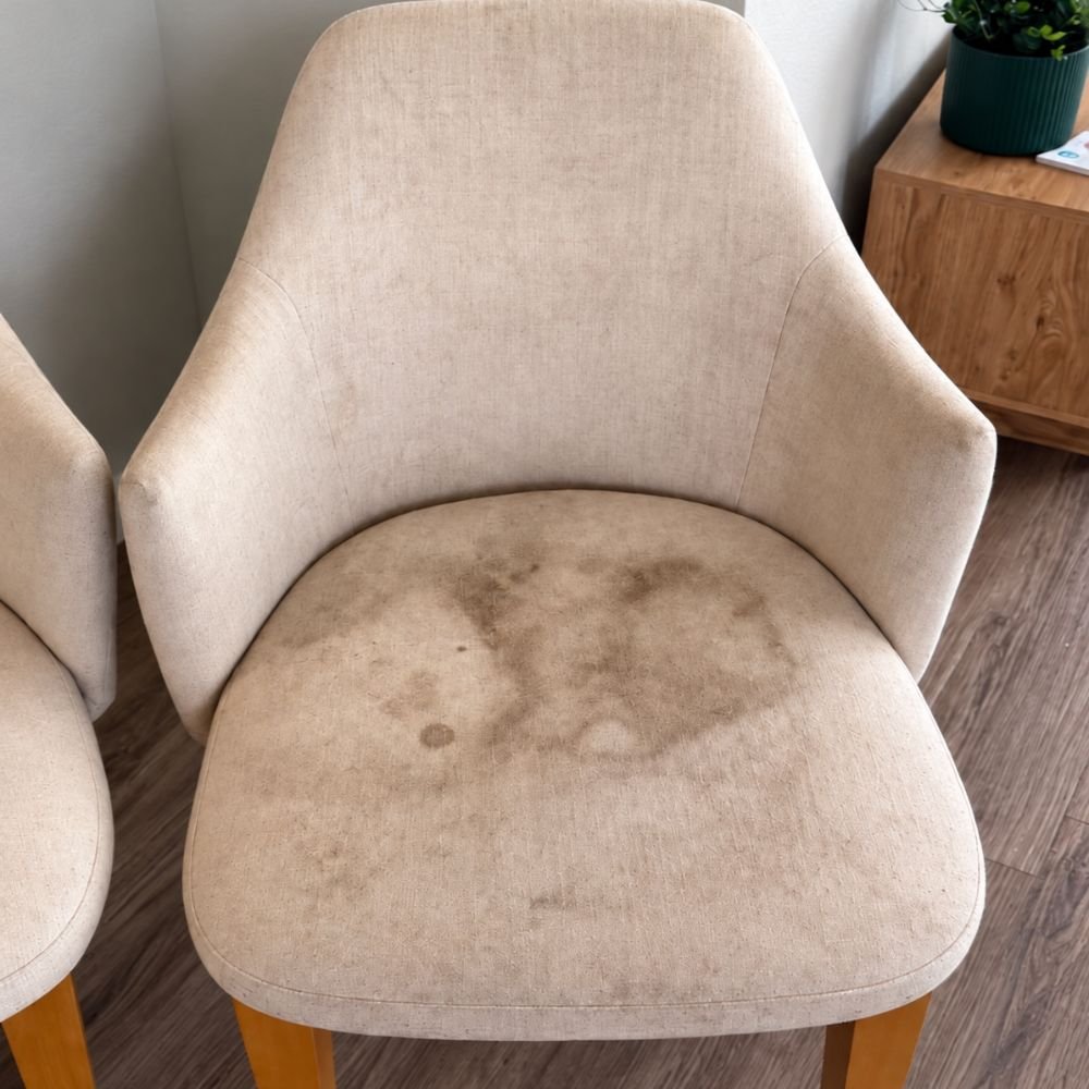 Area rug before professional cleaning